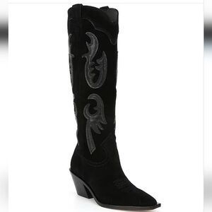 Dolce Vita Samare Black Western Cowboy Boots... Size 6